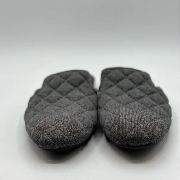 VIVAIA Sherry Rounded Toe Quilted Gray Mules Size 38 - Picture 4 of 8